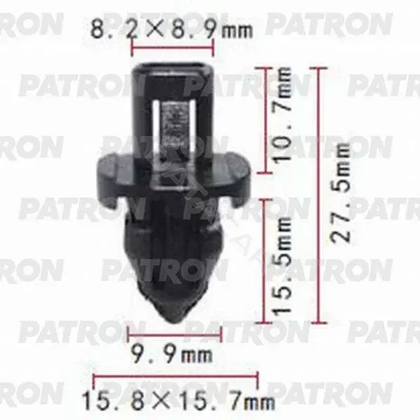 Клипсы, фиксаторы, зажимы PATRON P37-0710