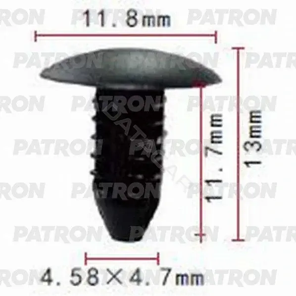 Клипсы, фиксаторы, зажимы PATRON P37-0716