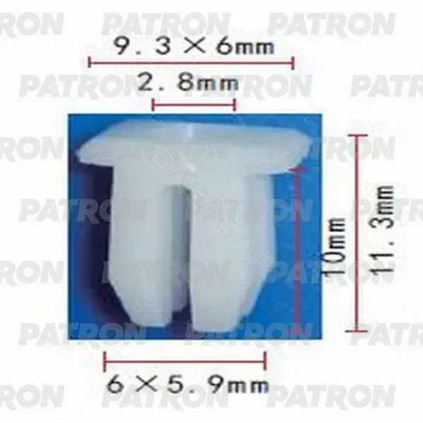 Клипсы, фиксаторы, зажимы PATRON P37-0717
