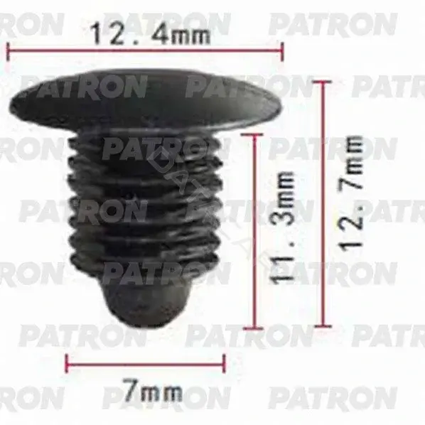 Клипсы, фиксаторы, зажимы PATRON P37-0718