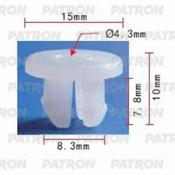 Клипсы, фиксаторы, зажимы PATRON P37-0721