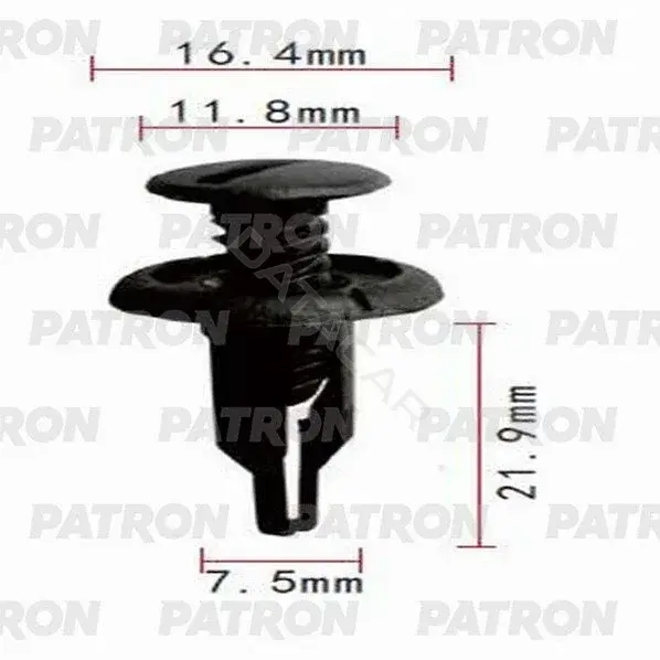 Клипсы, фиксаторы, зажимы PATRON P37-0723