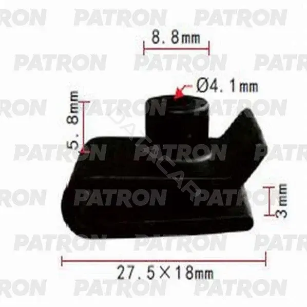 Клипсы, фиксаторы, зажимы PATRON P37-0730