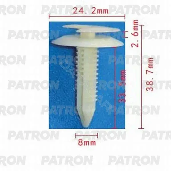 Клипсы, фиксаторы, зажимы PATRON P37-0733