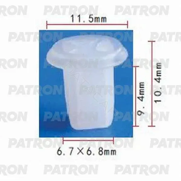 Клипсы, фиксаторы, зажимы PATRON P37-0735