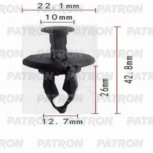 Клипсы, фиксаторы, зажимы PATRON P37-0736