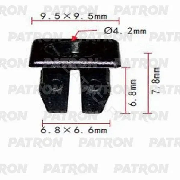 Клипсы, фиксаторы, зажимы PATRON P37-0737