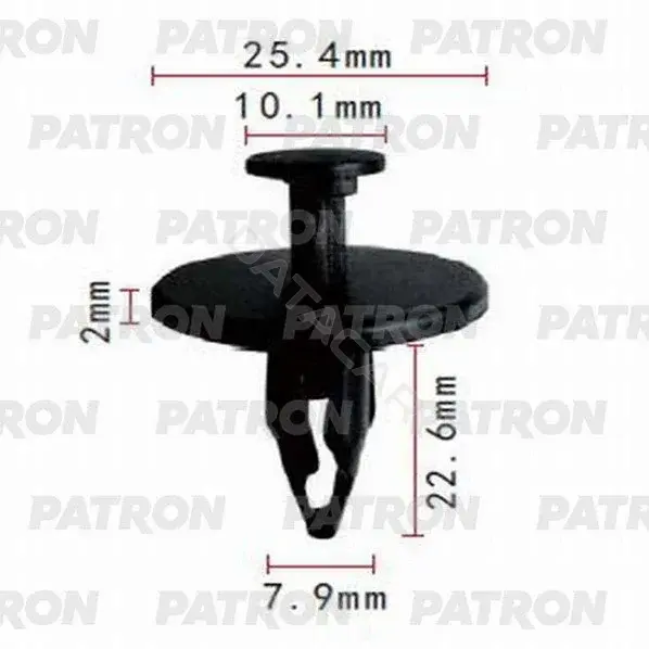 Клипсы, фиксаторы, зажимы PATRON P37-0745