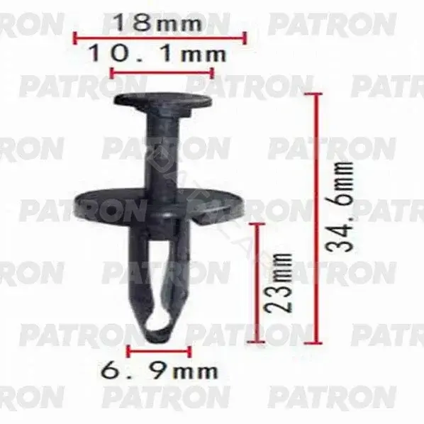 Клипсы, фиксаторы, зажимы PATRON P37-0746