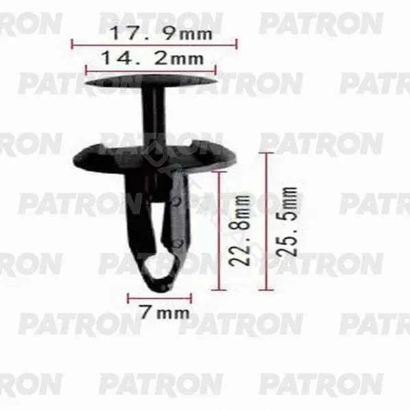 Клипсы, фиксаторы, зажимы PATRON P37-0748