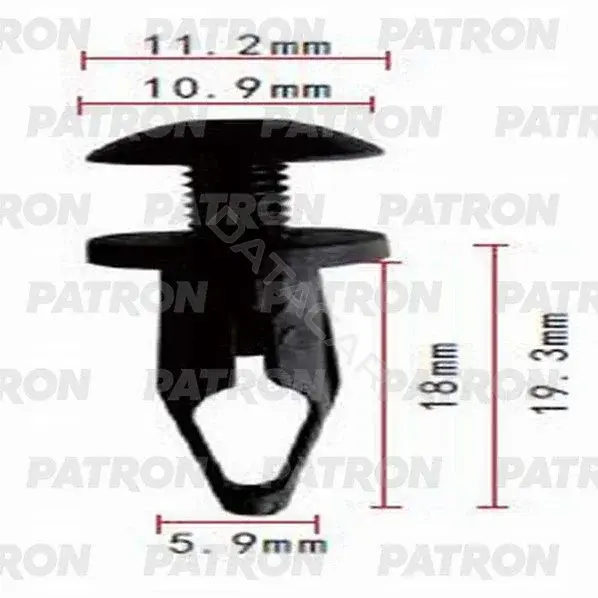 Клипсы, фиксаторы, зажимы PATRON P37-0752