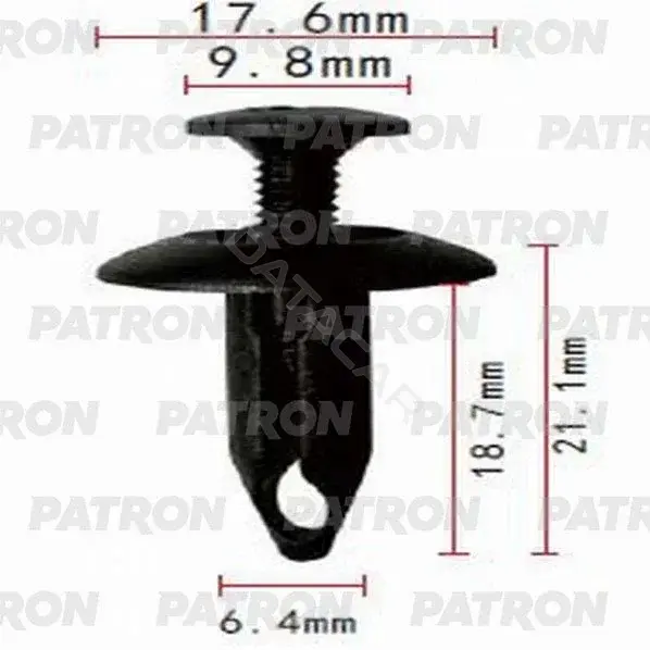 Клипсы, фиксаторы, зажимы PATRON P37-0753