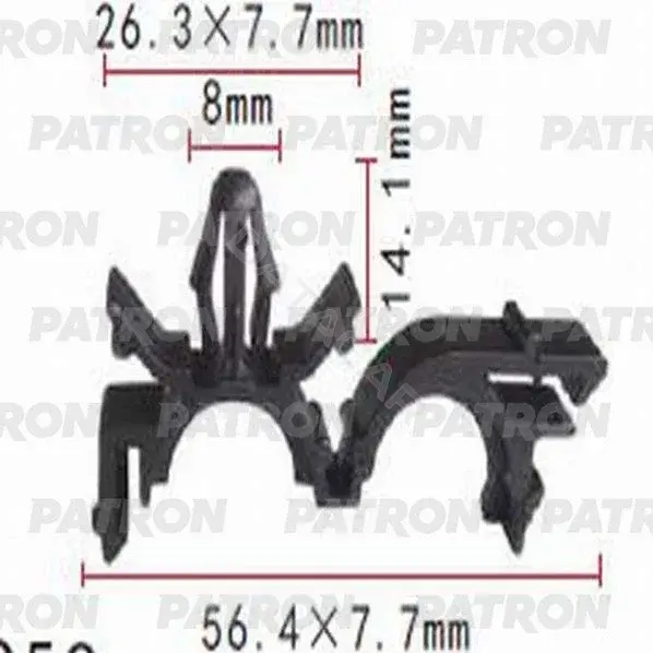 Клипсы, фиксаторы, зажимы PATRON P37-0754