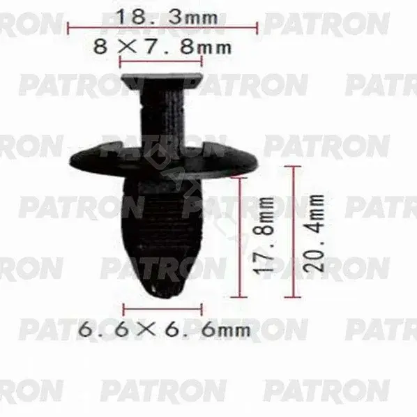 Клипсы, фиксаторы, зажимы PATRON P37-0757