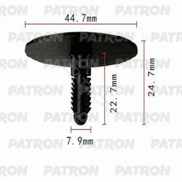 Клипсы, фиксаторы, зажимы PATRON P37-0760