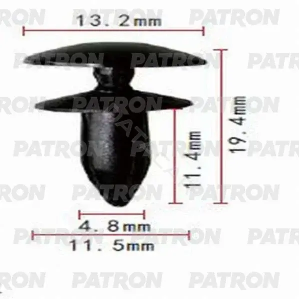 Клипсы, фиксаторы, зажимы PATRON P37-0763