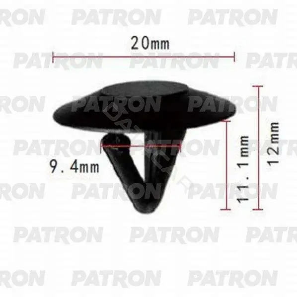 Клипсы, фиксаторы, зажимы PATRON P37-0773
