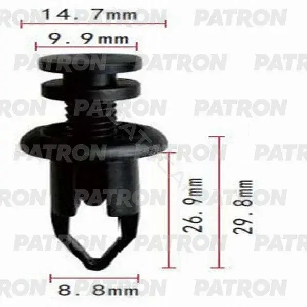 Клипсы, фиксаторы, зажимы PATRON P37-0778