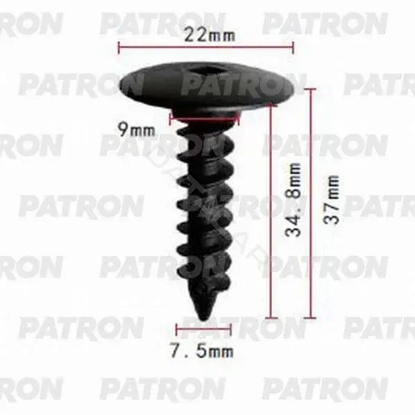 Клипсы, фиксаторы, зажимы PATRON P37-0780