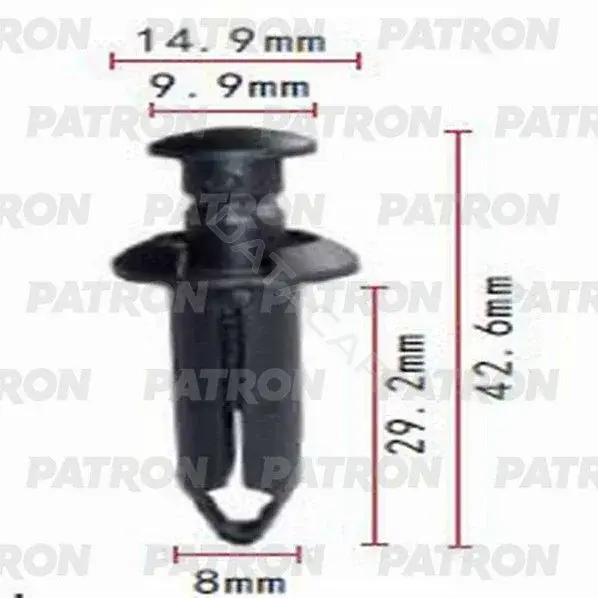 Клипсы, фиксаторы, зажимы PATRON P37-0784