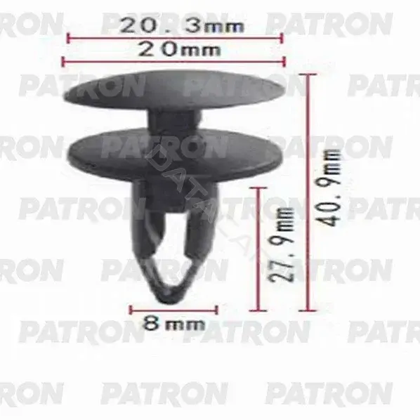 Клипсы, фиксаторы, зажимы PATRON P37-0787