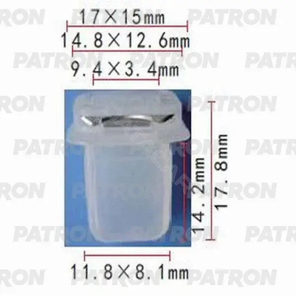 Клипсы, фиксаторы, зажимы PATRON P37-0900
