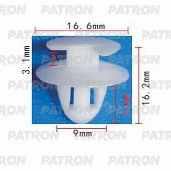 Клипсы, фиксаторы, зажимы PATRON P37-0912