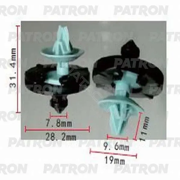 Клипсы, фиксаторы, зажимы PATRON P37-0914