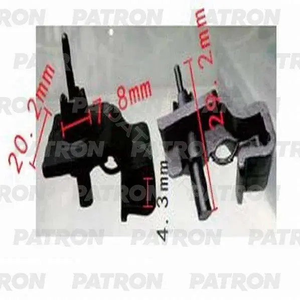 Клипсы, фиксаторы, зажимы PATRON P37-0915