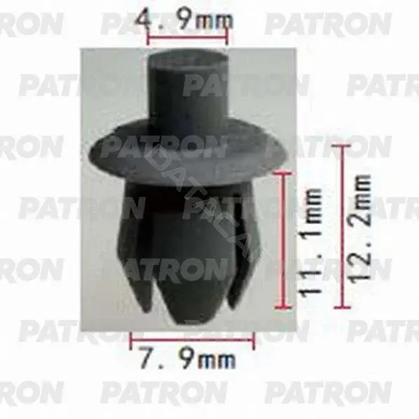 Клипсы, фиксаторы, зажимы PATRON P37-0916