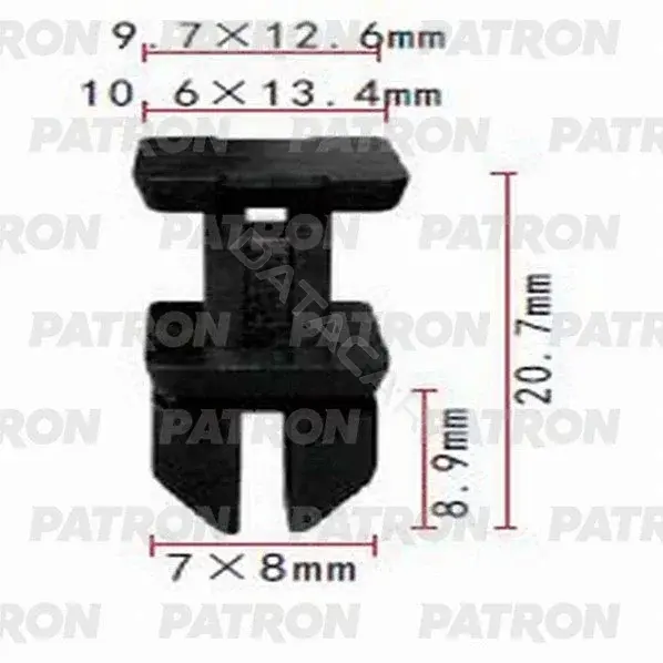 Клипсы, фиксаторы, зажимы PATRON P37-0918