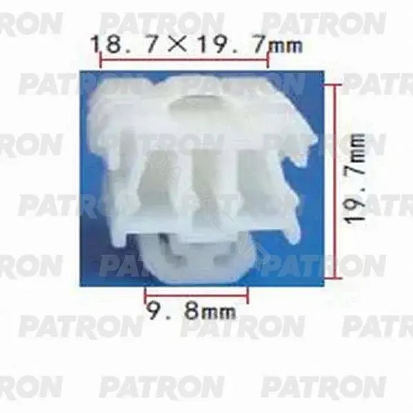 Клипсы, фиксаторы, зажимы PATRON P37-0922