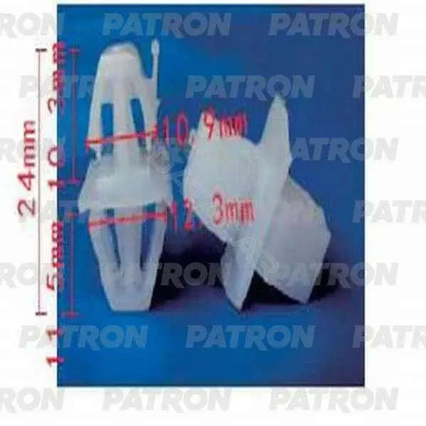 Клипсы, фиксаторы, зажимы PATRON P37-0940