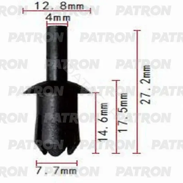 Клипсы, фиксаторы, зажимы PATRON P37-0946