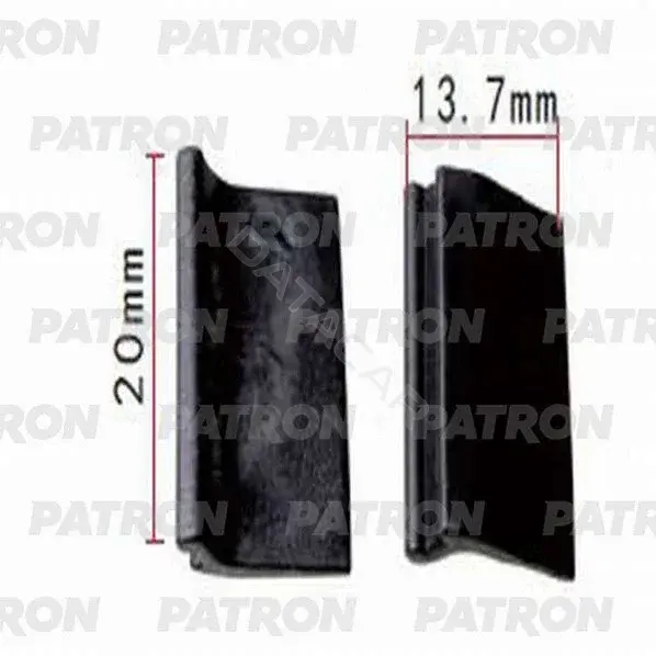 Клипсы, фиксаторы, зажимы PATRON P37-0949