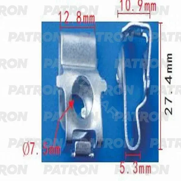 Клипсы, фиксаторы, зажимы PATRON P37-0952