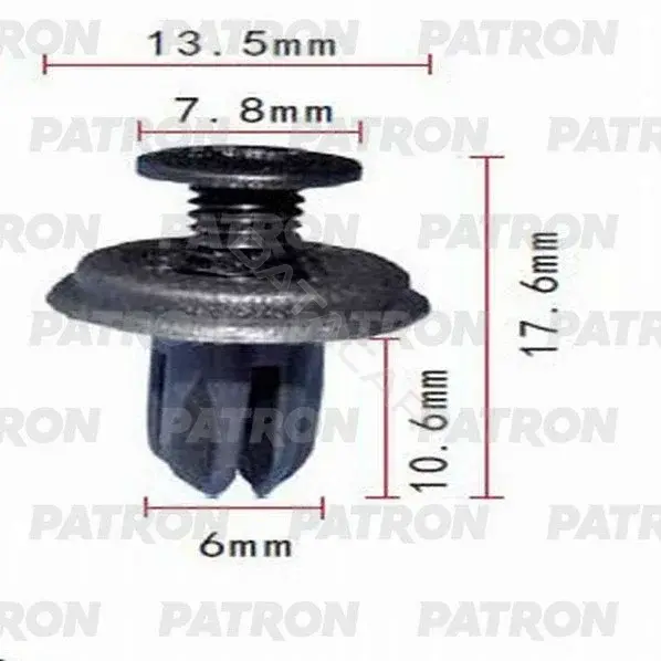 Клипсы, фиксаторы, зажимы PATRON P37-0977