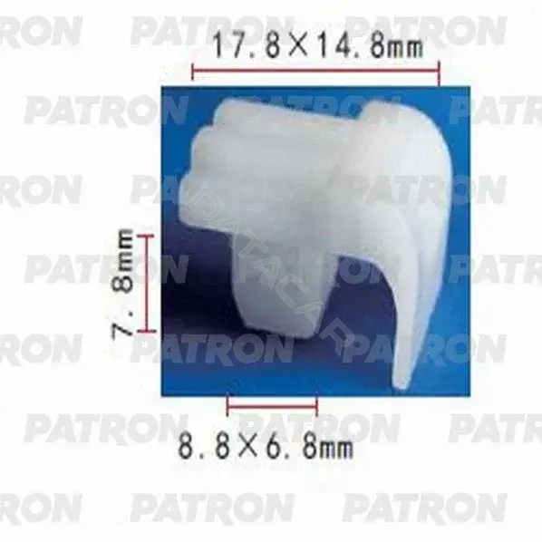 Клипсы, фиксаторы, зажимы PATRON P37-0986
