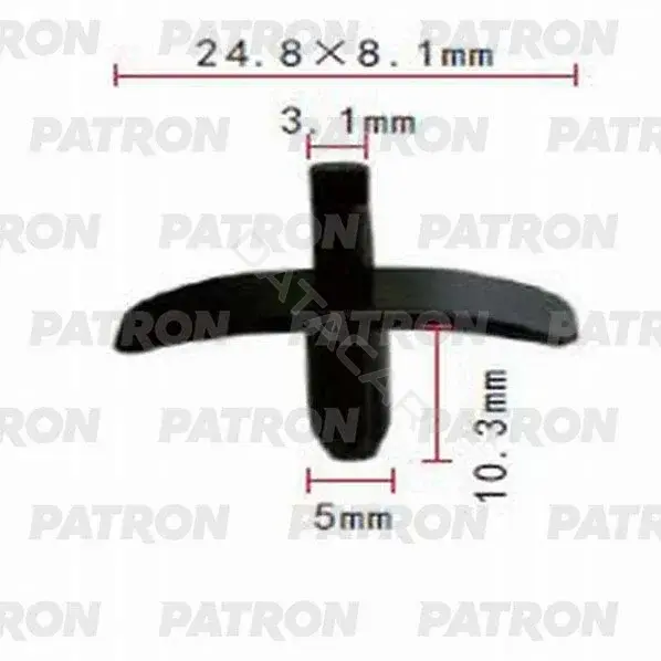 Клипсы, фиксаторы, зажимы PATRON P37-0998