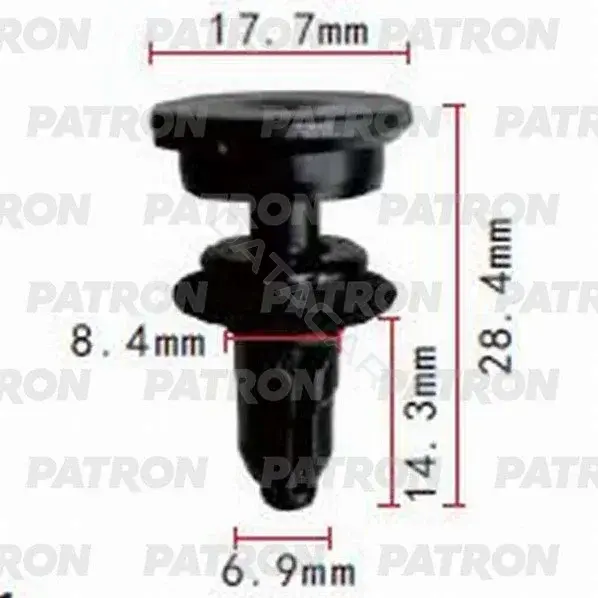 Клипсы, фиксаторы, зажимы PATRON P37-1000
