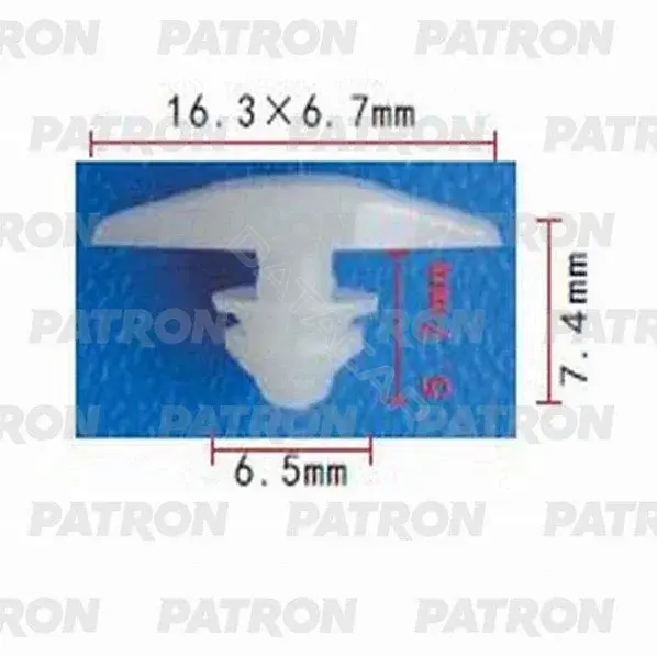 Клипсы, фиксаторы, зажимы PATRON P37-1001