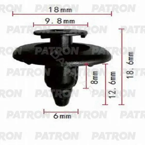 Клипсы, фиксаторы, зажимы PATRON P37-1003