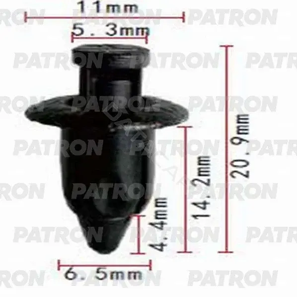 Клипсы, фиксаторы, зажимы PATRON P37-1013