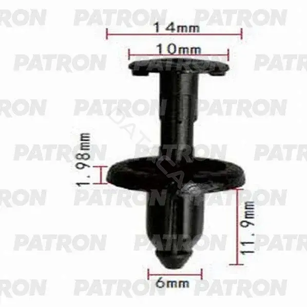 Клипсы, фиксаторы, зажимы PATRON P37-1019