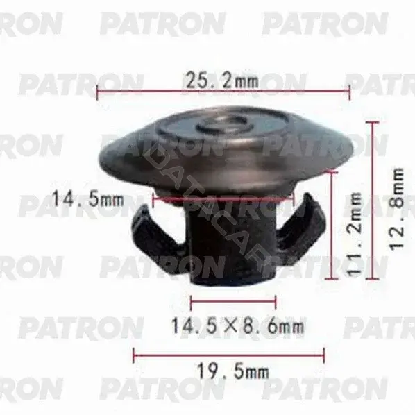Клипсы, фиксаторы, зажимы PATRON P37-1020