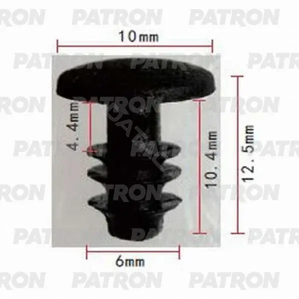 Клипсы, фиксаторы, зажимы PATRON P37-1021
