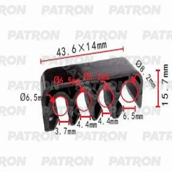 Клипсы, фиксаторы, зажимы PATRON P37-1034