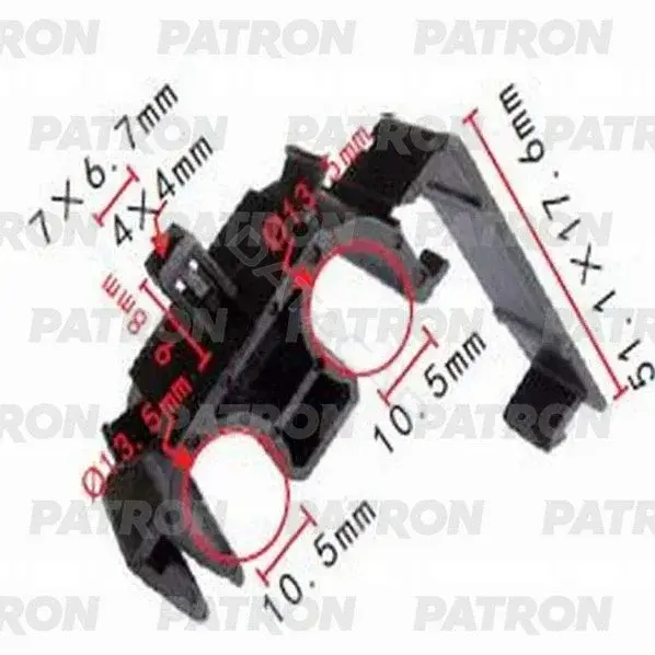 Клипсы, фиксаторы, зажимы PATRON P37-1040