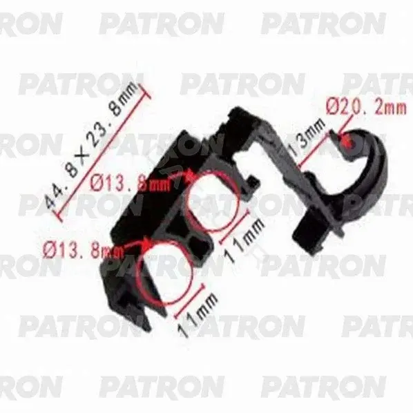 Клипсы, фиксаторы, зажимы PATRON P37-1041