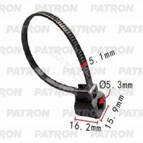 Клипсы, фиксаторы, зажимы PATRON P37-1049